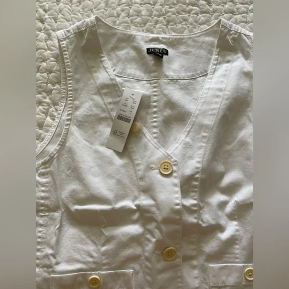 NWT J. Crew Patch-pocket Chino Vest - Picture 7 of 8